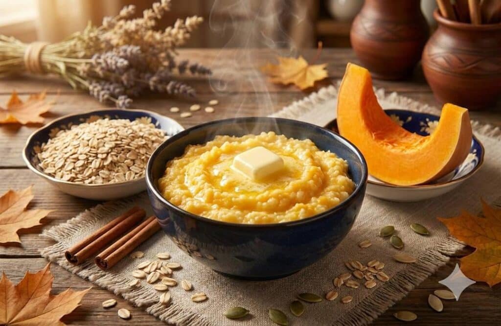 عصيدة الدخن و اليقطين